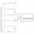 Hailo Schachtleiter 400mm lichte Weite Stahl verzinkt 1.0037 / ASTM A36 mit 5 Sprossen 1,40m Hailo Schachtleiter 400mm lichte Weite Stahl verzinkt 1.0037 / ASTM A36 mit 5 Sprossen 1,40m-small