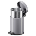 Hailo Solid S Kosmetik-Mülleimer Silber mit verzinktem Inneneimer Hailo Solid S Kosmetik-Mülleimer Silber mit verzinktem Inneneimer-small
