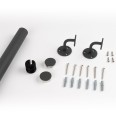 Dolle Handlaufset zur Wandmontage 1,5m Aluminium anthrazit, rund Dolle Handlaufset zur Wandmontage 1,5m Aluminium anthrazit, rund-small