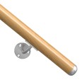Dolle Handlaufset zur Wandmontage 1,5m Buche versiegelt, rund Dolle Handlaufset zur Wandmontage 1,5m Buche versiegelt, rund-small