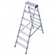 Krause Dopplo Stufen Doppelleiter 2x7 Stufen Krause Dopplo Stufen Doppelleiter 2x7 Stufen-small