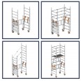 Layher Rollgerüst SoloTower mit Telegeländer Layher Rollgerüst SoloTower mit Telegeländer-small
