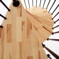 Minka Spindeltreppe Berlin in schwarz mit Buchestufen bis 309cm Geschosshöhe Ø140cm Minka Spindeltreppe Berlin in schwarz mit Buchestufen bis 309cm Geschosshöhe Ø140cm-small