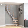 Dolle Mittelholmtreppe Dublin 65-75 cm breit für Geschosshöhen 222–337 cm inkl. einseitigem Geländer Dolle Mittelholmtreppe Dublin 65-75 cm breit für Geschosshöhen 222–337 cm inkl. einseitigem Geländer-small