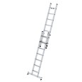 MUNK Stufen-Schiebeleiter mit nivello-Traverse 2-teilig 2x7 Stufen MUNK Stufen-Schiebeleiter mit nivello-Traverse 2-teilig 2x7 Stufen-small