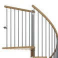 Dolle Brüstungsgeländer 1,5m lang Eiche, geölt mit Einzelstäben für Spindeltreppe Winnipeg Dolle Brüstungsgeländer 1,5m lang Eiche, geölt mit Einzelstäben für Spindeltreppe Winnipeg-small