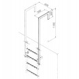 Zarges Ausstiegsholm abgewinkelt Stahl verzinkt 60x25mm Zarges Ausstiegsholm abgewinkelt Stahl verzinkt 60x25mm-small