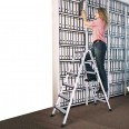 Zarges Comfortstep B Stehleiter mit gepolsterter Stufen-Vorderkante, beidseitig begehbar Zarges Comfortstep B Stehleiter mit gepolsterter Stufen-Vorderkante, beidseitig begehbar-small