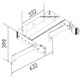 Zarges Wandhalter U-Bügelform verstellbar Stahl verzinkt 400-600mm Wandabstand Zarges Wandhalter U-Bügelform verstellbar Stahl verzinkt 400-600mm Wandabstand-small