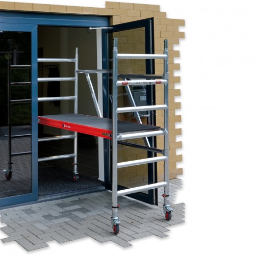 Altrex Klappgerüst RS Tower 54 Aluminium Fiber-Deck Plattform 0,75x1,85m ohne Safe-Quick 4,8m AH