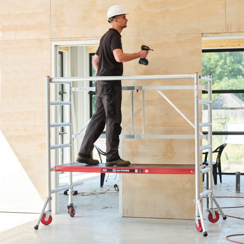 Altrex Fahrgerüst RS Tower 44-POWER Alu mit Holz-Plattform 6,80m AH 0,75x1,85m