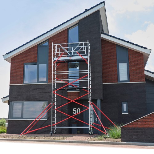 Altrex Fahrgerüst RS Tower 51 Plus Aluminium 0,90m breiter Rahmen mit Holz-Plattform 7,20m AH 0,90x3,05m