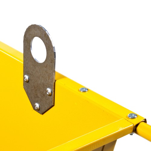 Kongamek Abfallwagen mit Hebeösen 1390x740x930mm Gummibereifung und 400l Volumen