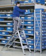 Zarges Sicherheitstreppe Plazatec P klappbar mit Riffelblechbelag 2 Stufen Zarges Sicherheitstreppe Plazatec P klappbar mit Riffelblechbelag 2 Stufen-small