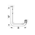 Leiterhalter-Set Premium Stahl blank 250x300mm 2 Stück Leiterhalter-Set Premium Stahl blank 250x300mm 2 Stück-small