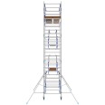 ASC Rollgerüst AGS Pro 190x135cm mit Carbon-Plattformen und doppelseitigem Geländer 8,3m Arbeitshöhe ASC Rollgerüst AGS Pro 190x135cm mit Carbon-Plattformen und doppelseitigem Geländer 8,3m Arbeitshöhe-small