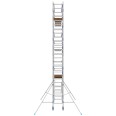 ASC Rollgerüst AGS Pro 190x135cm mit Holz-Plattformen und einseitigem Geländer 8,3m Arbeitshöhe ASC Rollgerüst AGS Pro 190x135cm mit Holz-Plattformen und einseitigem Geländer 8,3m Arbeitshöhe-small