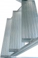 MUNK Podestleiter fahrbar Aluminium geriffelt 2x4 Stufen MUNK Podestleiter fahrbar Aluminium geriffelt 2x4 Stufen-small