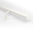Dolle Handlaufset zur Wandmontage 1,5m Aluminium weiß, rund Dolle Handlaufset zur Wandmontage 1,5m Aluminium weiß, rund-small