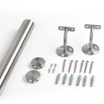 Dolle Handlaufset zur Wandmontage 1,5m Edelstahl V2A, rund Dolle Handlaufset zur Wandmontage 1,5m Edelstahl V2A, rund-small