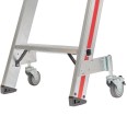 Hymer Stufenstehleiter mit Rollen beidseitig begehbar Hymer Stufenstehleiter mit Rollen beidseitig begehbar-small