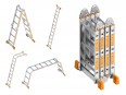 Layher Topic 1057 Kofferraumleiter 4x4 Sprossen Layher Topic 1057 Kofferraumleiter 4x4 Sprossen-small