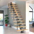 Dolle Mittelholmtreppe Sydney 75cm breit für Geschosshöhen 222-315cm mit einseitigem Designgeländer Dolle Mittelholmtreppe Sydney 75cm breit für Geschosshöhen 222-315cm mit einseitigem Designgeländer-small