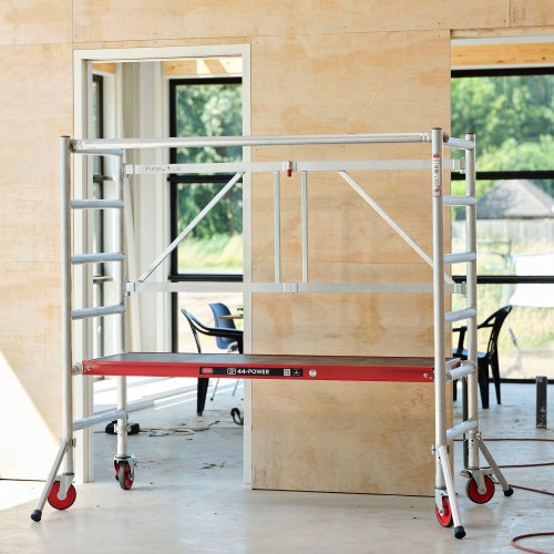 Altrex Fahrgerüst RS Tower 44-POWER Alu mit Holz-Plattform 6,80m AH 0,75x1,85m