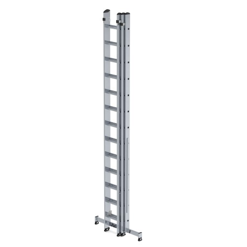 MUNK Mehrzweckleiter mit Nivello® Traverse 3x13 Sprossen