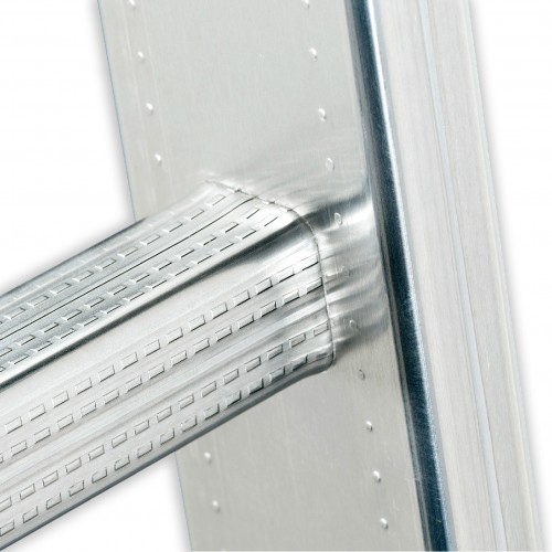 Hailo Steigleiter Einzelelement Aluminium natur 3,08m