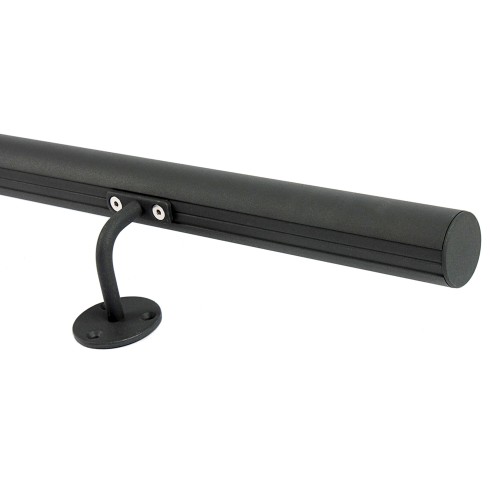 Dolle Handlaufset zur Wandmontage 1,5m Aluminium anthrazit, rund