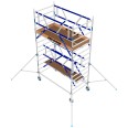 ASC Rollgerüst AGS Pro 190x135cm mit Carbon-Plattformen und doppelseitigem Geländer 5,3m Arbeitshöhe ASC Rollgerüst AGS Pro 190x135cm mit Carbon-Plattformen und doppelseitigem Geländer 5,3m Arbeitshöhe-small