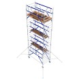 ASC Rollgerüst AGS Pro 190x135cm mit Carbon-Plattformen und doppelseitigem Geländer 8,3m Arbeitshöhe ASC Rollgerüst AGS Pro 190x135cm mit Carbon-Plattformen und doppelseitigem Geländer 8,3m Arbeitshöhe-small