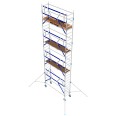 ASC Rollgerüst AGS Pro 190x135cm mit Holz-Plattformen und einseitigem Geländer 9,3m Arbeitshöhe ASC Rollgerüst AGS Pro 190x135cm mit Holz-Plattformen und einseitigem Geländer 9,3m Arbeitshöhe-small