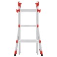 Hailo Aluminium Multifunktionsleiter M80 4x3 Sprossen Hailo Aluminium Multifunktionsleiter M80 4x3 Sprossen-small
