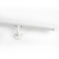 Dolle Handlaufset zur Wandmontage 1,5m Aluminium weiß, rund Dolle Handlaufset zur Wandmontage 1,5m Aluminium weiß, rund-small