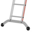 Hymer Mehrzweckleiter mit gebogener Traverse und Wandlaufrollen 3-teilig Hymer Mehrzweckleiter mit gebogener Traverse und Wandlaufrollen 3-teilig-small