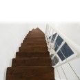 Minka Mittelholmtreppe Comfort in Buche auf Walnuss Unterkonstruktion weiß bis 312-336cm Geschösshöhe Minka Mittelholmtreppe Comfort in Buche auf Walnuss Unterkonstruktion weiß bis 312-336cm Geschösshöhe-small