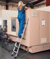 Zarges Anlegeleiter Comfortstep L mit gepolsterten Stufen Zarges Anlegeleiter Comfortstep L mit gepolsterten Stufen-small