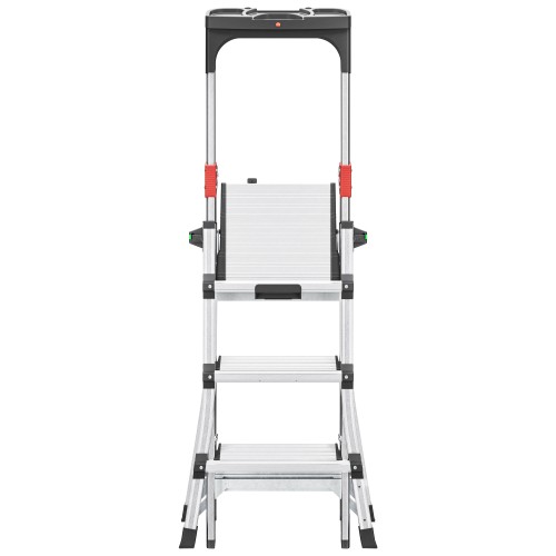 Hailo TL100 TopLine Alu Teleskop Stehleiter 5 Stufen