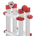 Hailo Multifunktions Teleskopleiter M80 4x4 Sprossen Hailo Multifunktions Teleskopleiter M80 4x4 Sprossen-small