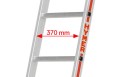 Hymer Sprossenanlegeleiter verbördelt mit gebogener Traverse Hymer Sprossenanlegeleiter verbördelt mit gebogener Traverse-small