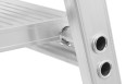 Hymer Stufenstehleiter mit Plattform und Rollen Hymer Stufenstehleiter mit Plattform und Rollen-small