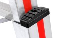 Hymer Treppenstehleiter Teleskopleiter mit patentierter Feststellvorrichtung 2x6 Stufen Hymer Treppenstehleiter Teleskopleiter mit patentierter Feststellvorrichtung 2x6 Stufen-small