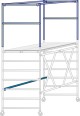Iller Professional Klappgerüst mit Ausbaueinheit 0,75x1,80 m | 3,50m AH Iller Professional Klappgerüst mit Ausbaueinheit 0,75x1,80 m | 3,50m AH-small