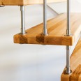Dolle Geschosstreppe Bilbao 234-300cm GH mit Geländer aus Holz rund 30mm Dolle Geschosstreppe Bilbao 234-300cm GH mit Geländer aus Holz rund 30mm-small