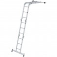 MUNK Vielzweckleiter mit Nivello® Traverse 2x2 + 2x3 Sprossen MUNK Vielzweckleiter mit Nivello® Traverse 2x2 + 2x3 Sprossen-small