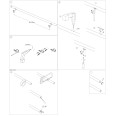 Dolle Handlaufset zur Wandmontage 1,5m Edelstahl V2A, rund Dolle Handlaufset zur Wandmontage 1,5m Edelstahl V2A, rund-small