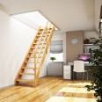 Dolle Raumspartreppe Faro 243-299cm GH 55-75cm breit aus Buche/Eiche Dolle Raumspartreppe Faro 243-299cm GH 55-75cm breit aus Buche/Eiche-small