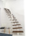 Minka Mittelholmtreppe Comfort in Buche auf Walnuss Unterkonstruktion weiß bis 312-336cm Geschösshöhe Minka Mittelholmtreppe Comfort in Buche auf Walnuss Unterkonstruktion weiß bis 312-336cm Geschösshöhe-small